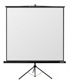 Projector screen with stand Reflecta Crystal-line Tripod, 240X240cm.