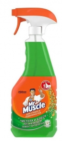 Glass cleaning spray Mr. Muscle green, 530ml.