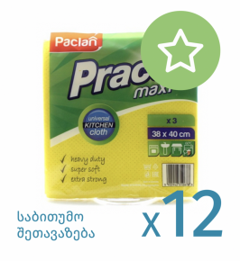 უნივერსალური ტილო Practi maxi 3ც. X 12 შეკვრა