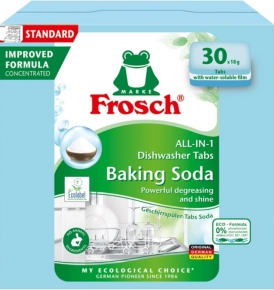 Dishwasher tabs Frosch ALL in One Baking Soda, 30 pcs. 540g.