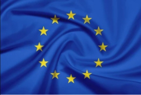 ევროკავშირის დროშა, ნაჭრის, 100X150სმ.