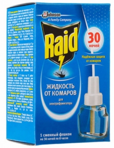 Electric liquid mosquito repellent refill Raid