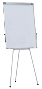 Flipchart whiteboard with stand, 90X60cm.