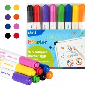 Whiteboard marker set Deli U021, 8 colors
