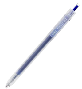 Gel pen Deli G118, 0.5 mm. Blue