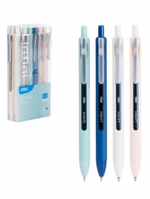 Gel Pen Deli Linfini G86, 0.5 mm. Blue