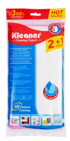 სამზარეულოს პირსახოცი Kleaner Cleaning Expert GSG012, 30X30 სმ. 3 ცალი