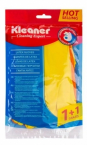 Latex Gloves Kleaner Cleaning Expert GSH004, size L, 1+1