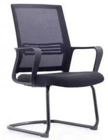 Conference chair with mesh back BZ08, Black