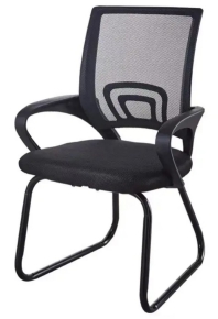 Conference chair with mesh back BZ06, Black