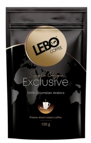 ხსნადი ყავა Lebo Coffee Exclusive, 100გრ.