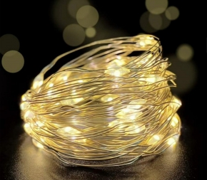 Christmas LED String Lights, Warm, 10m. (C-7)