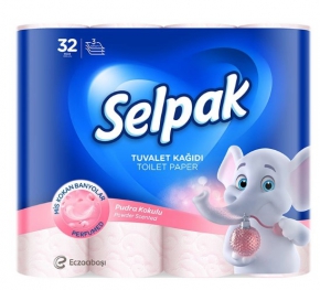 Toilet paper Selpak perfumed, 3 ply, 32 rolls