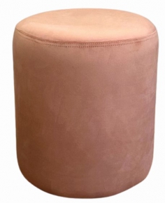 Solid Round Pouf, 40X45 cm.