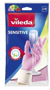 Rubber glove Vileda Sensitive, Size L