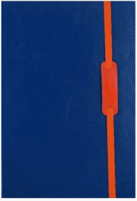 2025 Georgian-English Diary, Dated, with Side Elastic Band, Blue