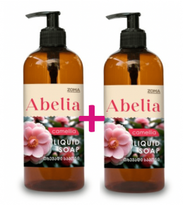 Liquid Soap Abelia Camellia, 500ml. 1+1 for Free!