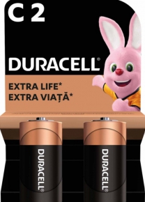 ბატარეა Duracell Extra Life LR14/MN1400, ზომა C, 2 ცალი