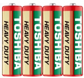 Battery Toshiba R6 1.5V, AA, 4pcs.