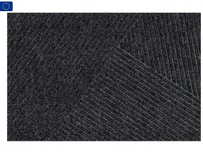 ფეხის საწმენდი BauHub Dune Stripes, 60X90სმ. მუქი ნაცრისფერი