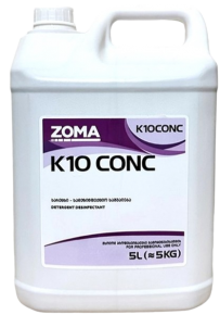 Detergent Disinfectant Zoma K10 Conc, 5L.