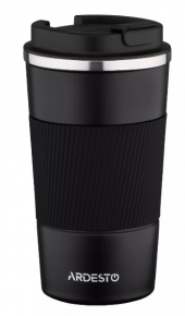 თერმო ჭიქა Ardesto Travel Mug Urban AR2650DB, 500მლ. შავი