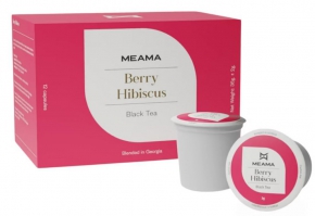 American Format Tea Capsule (Multi Capsule) Meama Berry Hibiscus, 12 pieces
