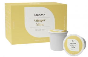 American Format Tea Capsule (Multi Capsule) Meama Ginger Mint, 12 pieces