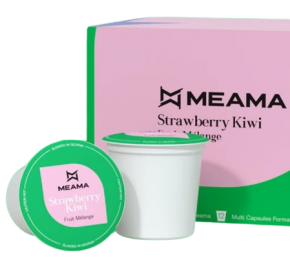 American Format Tea Capsule (Multi Capsule) Meama Strawberry Kiwi, 12 pieces