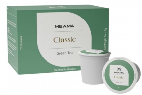 American Format Tea Capsule (Multi Capsule) Meama Classic Green, 12 pieces