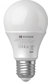 LED ნათურა Kodak 9W A60/E27/3000K, თბილი ნათება