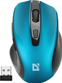 უსადენო მაუსი Defender Prime MB-053 Silent, ლურჯი