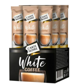 ხსნადი ყავა Carte Noire White Coffee, 20 ცალი, 17,4გ. შეფუთვა