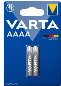 ბატარეა Varta Alkaline AAAA Blister 2, 2 ცალი
