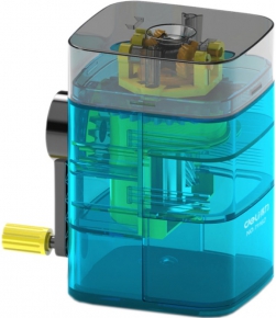 სამაგიდე მექანიკური სათლელი Deli 71162, 10X6,5X6 სმ.