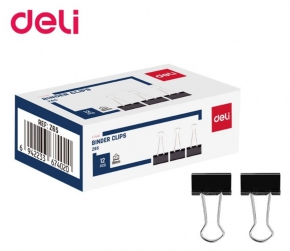 Binder Clips Deli Z65, 19mm. 12pcs.