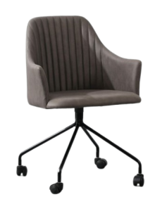 Office Chair with Armrests J-002B, Gray