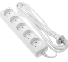 დამაგრძელებელი 2E-U0510M, 5 ჩამრთველიანი, 1,5მ.