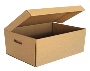 მუყაოს საარქივო ყუთი 38,5x25x15,5 სმ. ყავისფერი