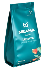 დაფქული ყავა Meama ტყის თხილის არომატით, 80გ.