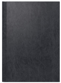 2026 წლის დღიური Brunnen Miradur, ყოველდღიური, შავი (ინგ., ფრანგ., ესპ., იტალ., გერმ., ჰოლანდ.)