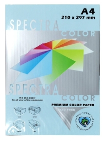 ფერადი ქაღალდი Spectra Color A4, 100 ფურცელი, ცისფერი
