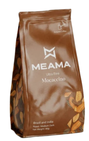 დაფქული ყავა Meama მოკაჩინო, 80გ.