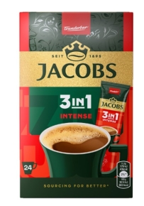 ხსნადი ყავა Jacobs Monarch Intense, 24 ცალი, 12 გრ. შეფუთვა