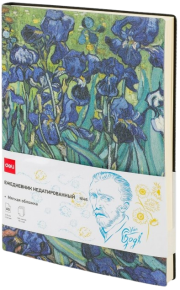 ბლოკნოტი A5 Deli N146 Van Gogh, 136 ფურცლიანი, ცალხაზიანი