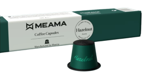 ევროპული ფორმატის ყავის კაფსულა (ესპრესოს კაფსულა) Meama ტყის თხილი, 10 ცალი