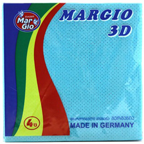 მაგიდის საწმენდი ტილო Margio, 38X38 სმ. 4 ცალი