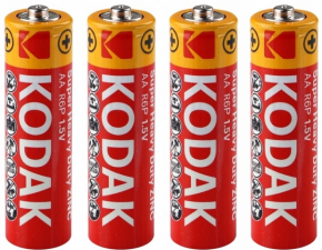Battery KODAK AA/R6P 1.5V, 4 pcs