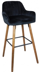 Bar stool, black