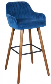 Bar stool, blue